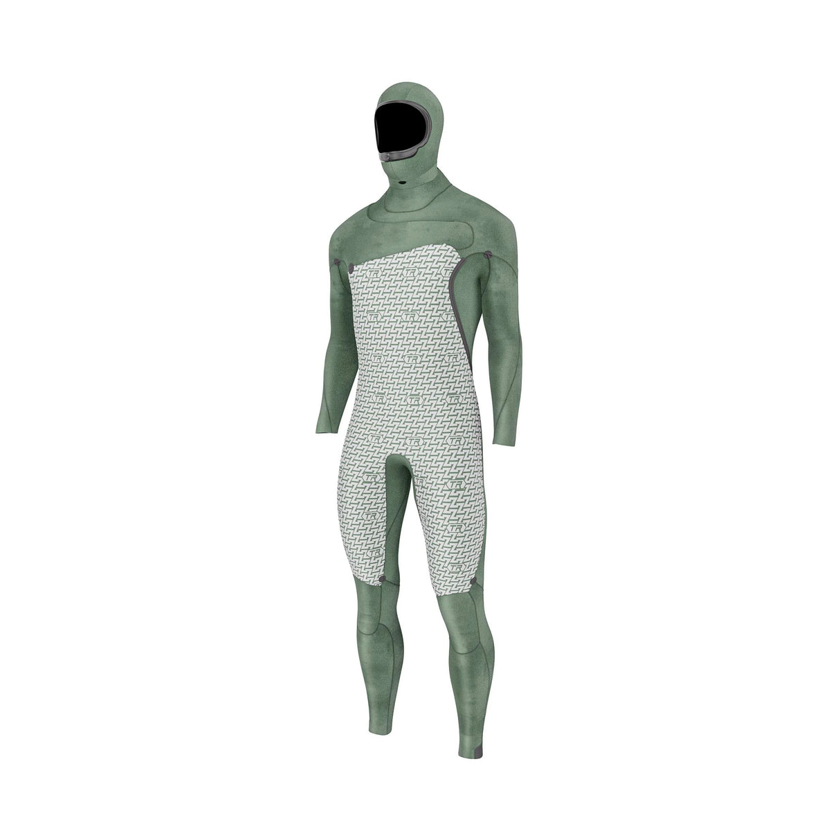 Prolimit Mercury TR Free-X 6/4mm Men's Front Zip Hooded Wetsuit