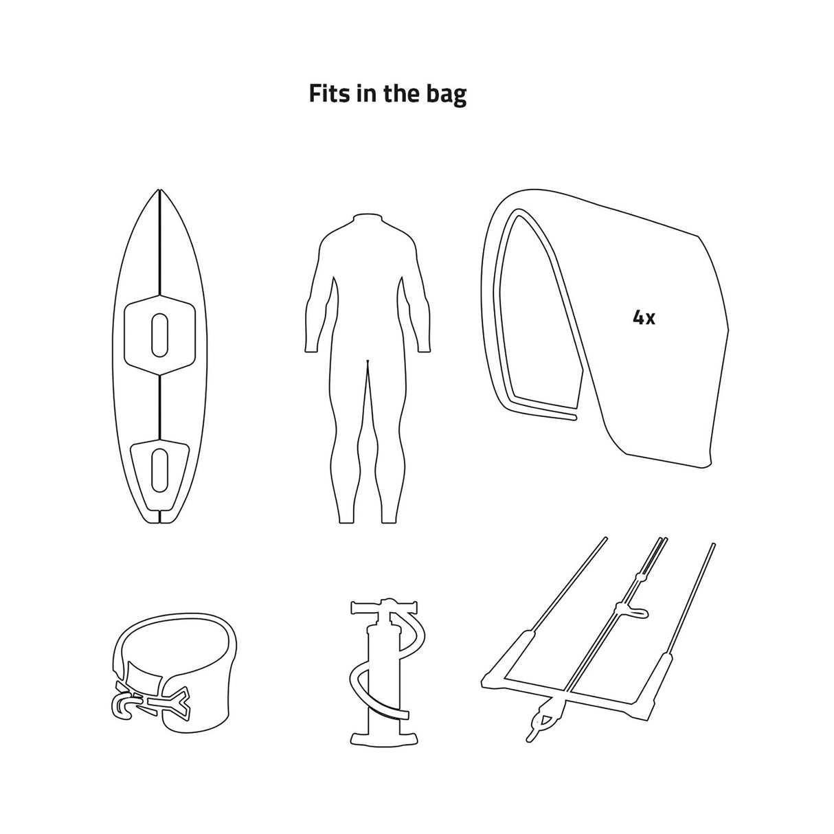 Prolimit Performance Surf/Kite Double Board Bag
