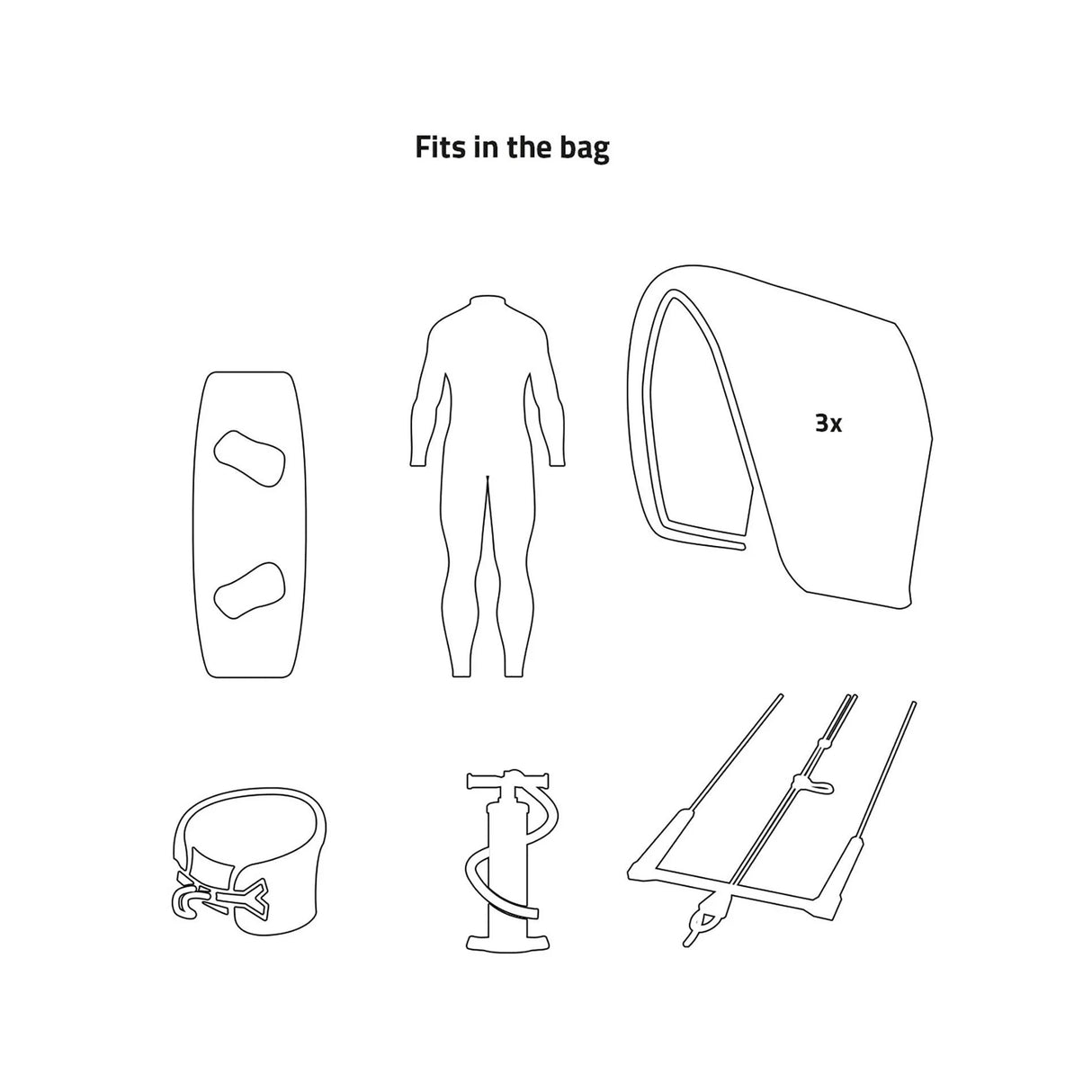 Prolimit Travel Light Kite Golf Bag