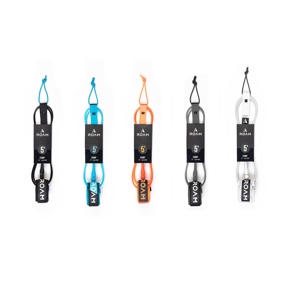 Roam Comp 6mm Surf Leash 5'