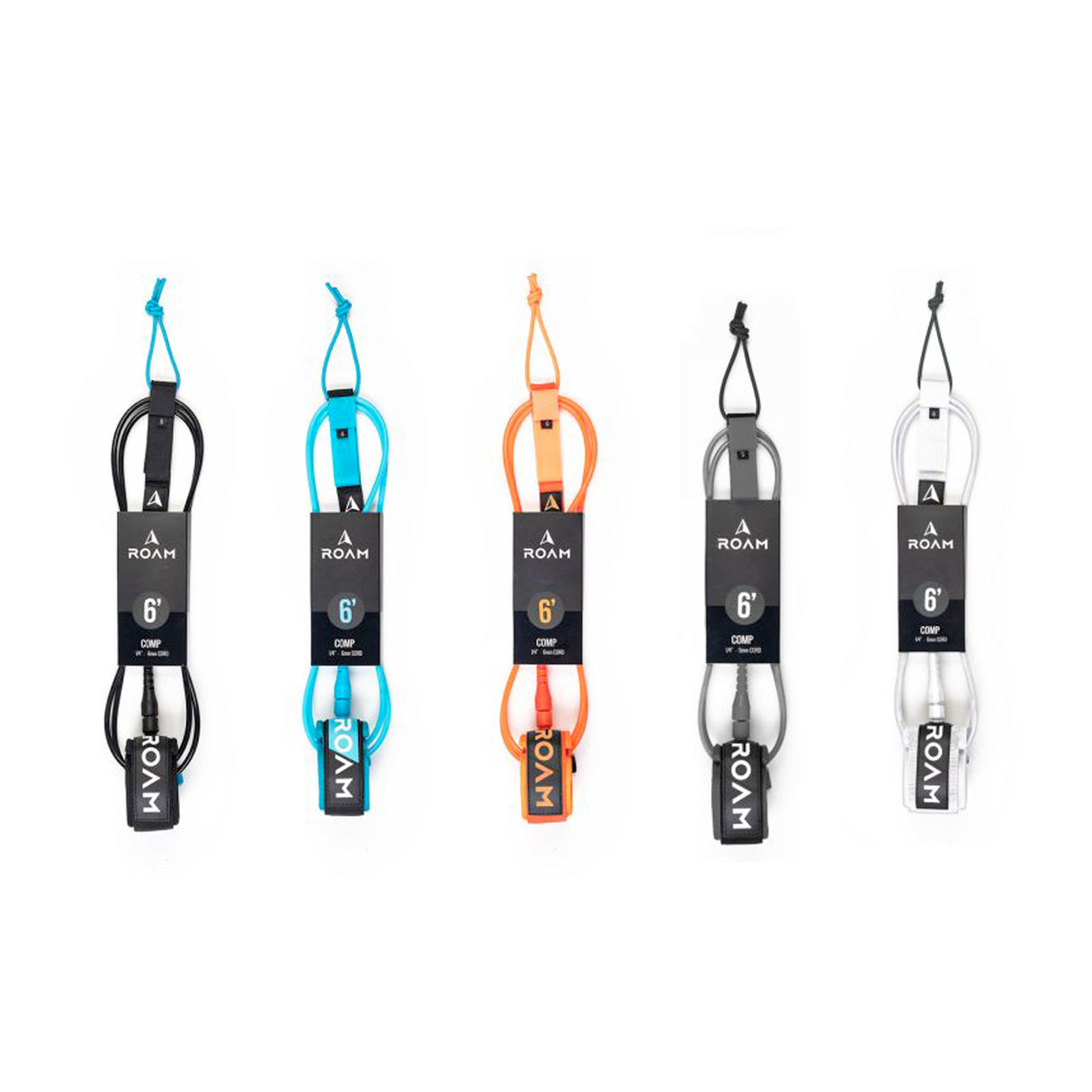 Roam Comp 6mm Surf Leash 6'