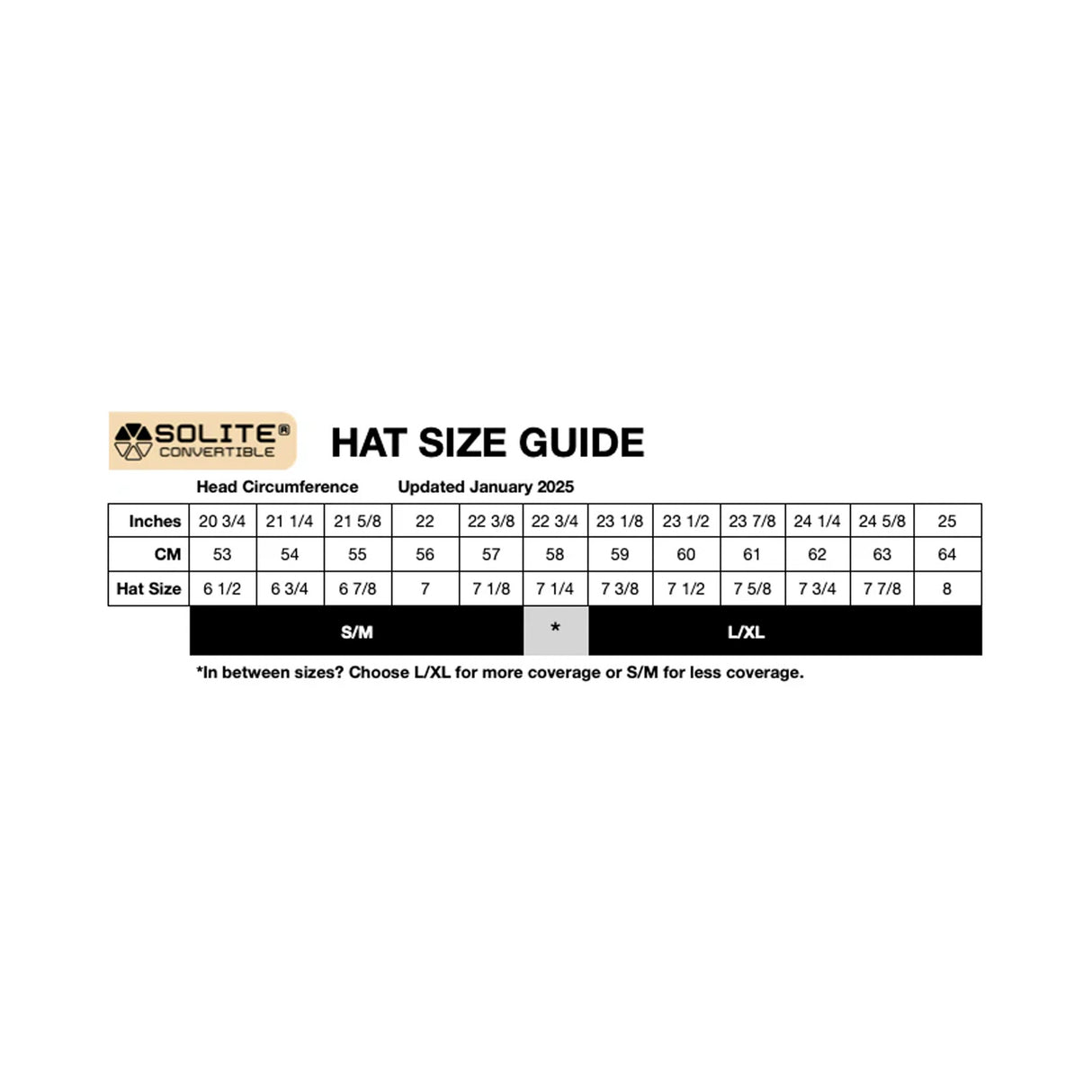 Solite 2025 Convertible Water Hat