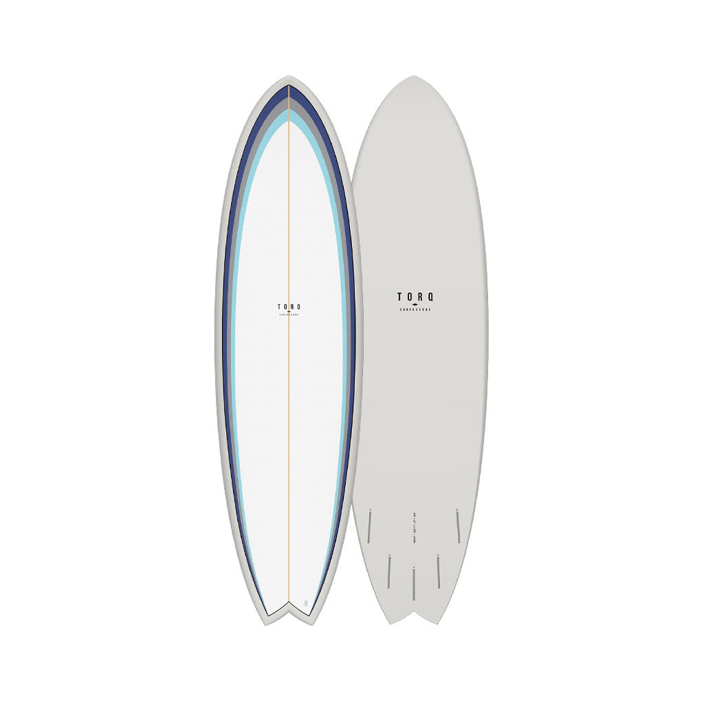 Torq TET Mod Fish Blue Grey Surfboard
