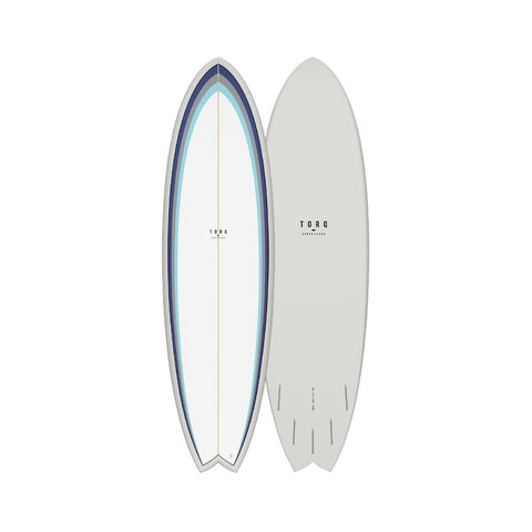 Torq TET Mod Fish Blue Grey Surfboard