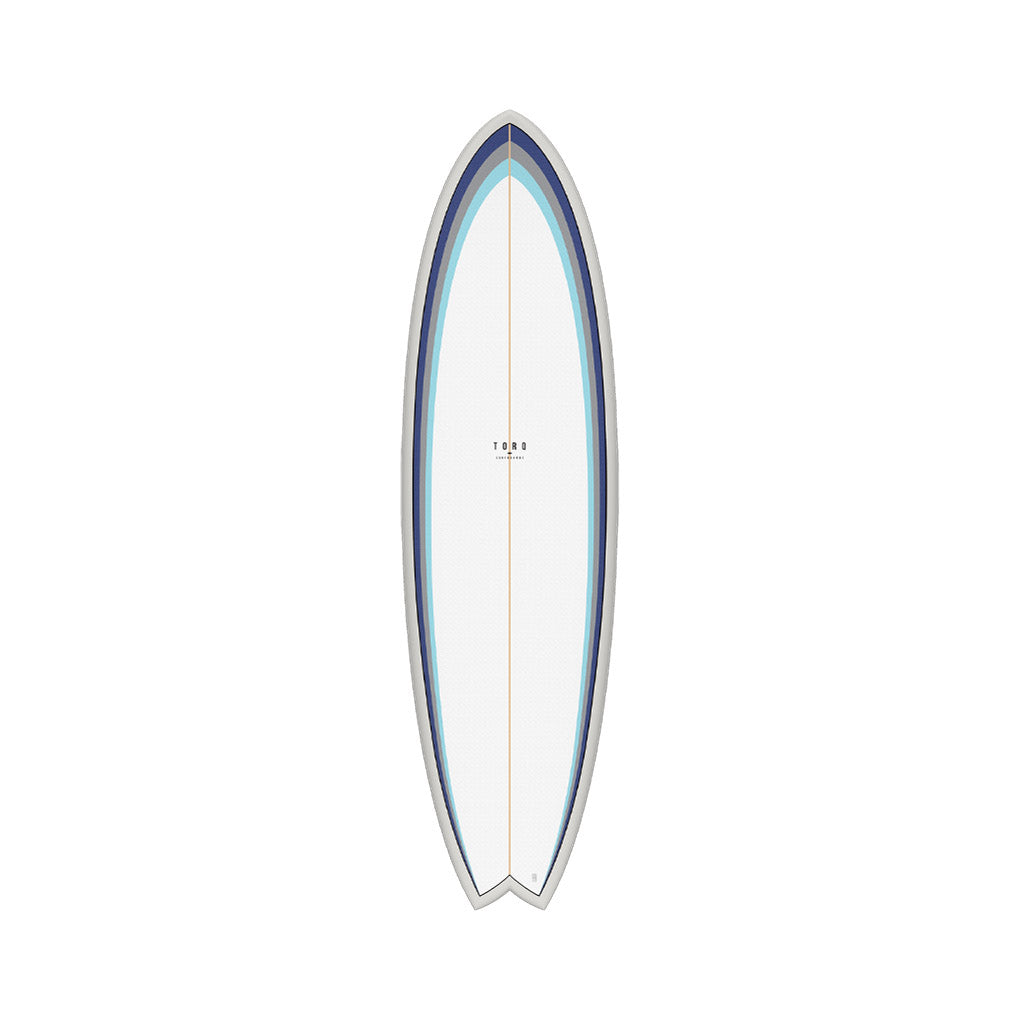 Torq TET Mod Fish Blue Grey Surfboard