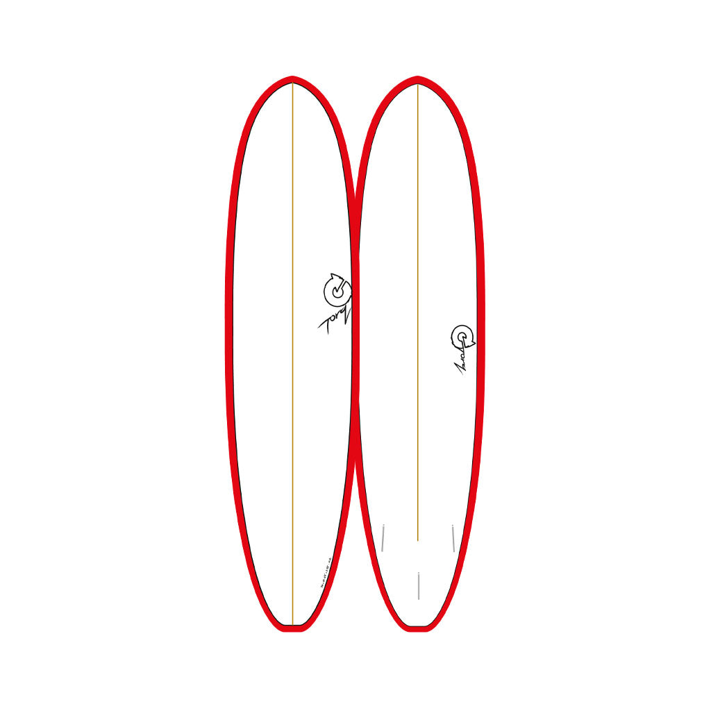 Torq tet fun V+ red rail surfboard