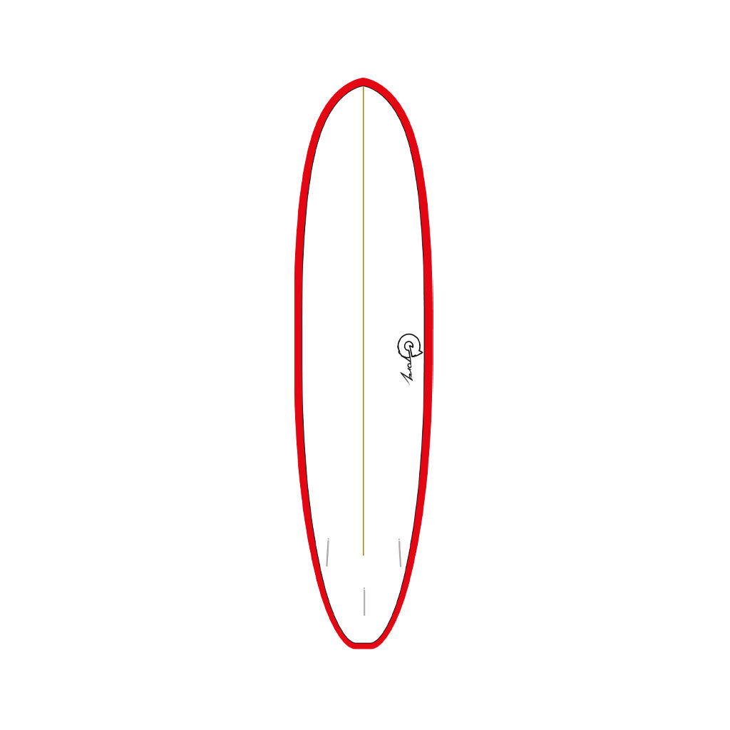Torq tet fun V+ red rail surfboard