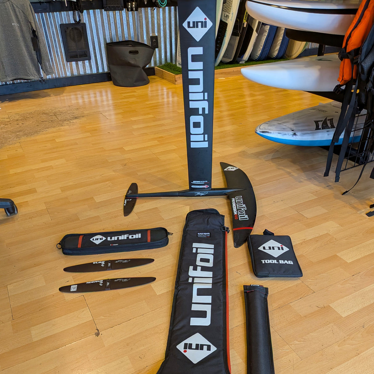 DEMO/USED Unifoil Complete Foil Set W/ 3 Front Foil Wings