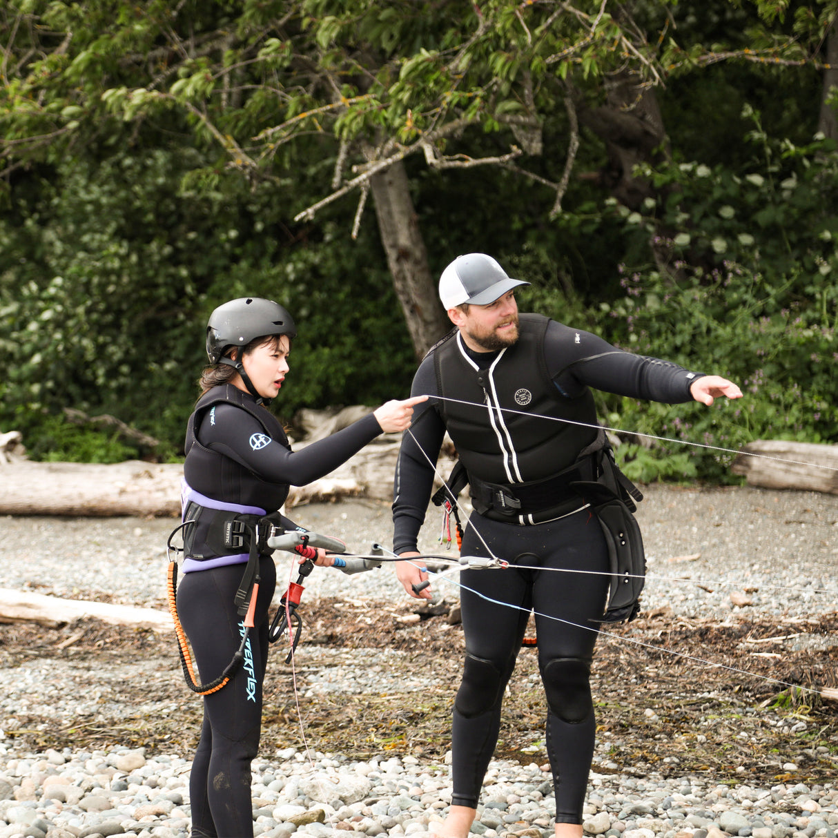 Beginner Kiteboarding Lesson - Introduction and Progression in Kiteboarding