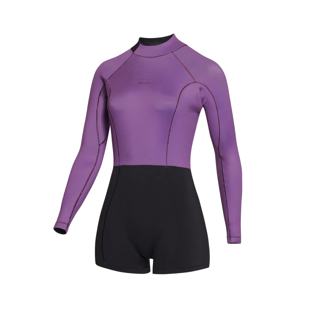 Mystic 2023 Lunar 2mm Women's Shorty Longarm Back Zip Wetsuit