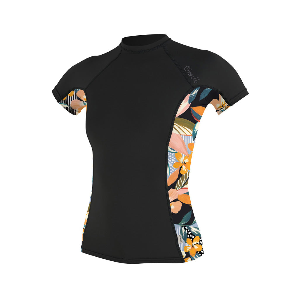 O'Neill Side Print Women's S/S Rash Guard