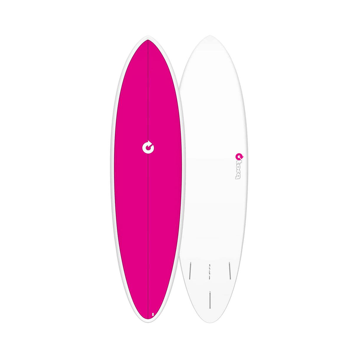 Torq TET Mod Fun Colored Deck Raspberry Surfboard