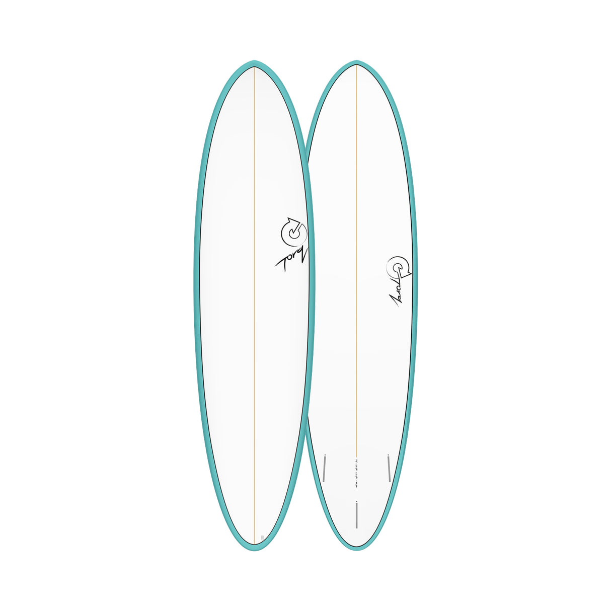 Torq TET Fun Mod Sea Green + Pinline Surfboard