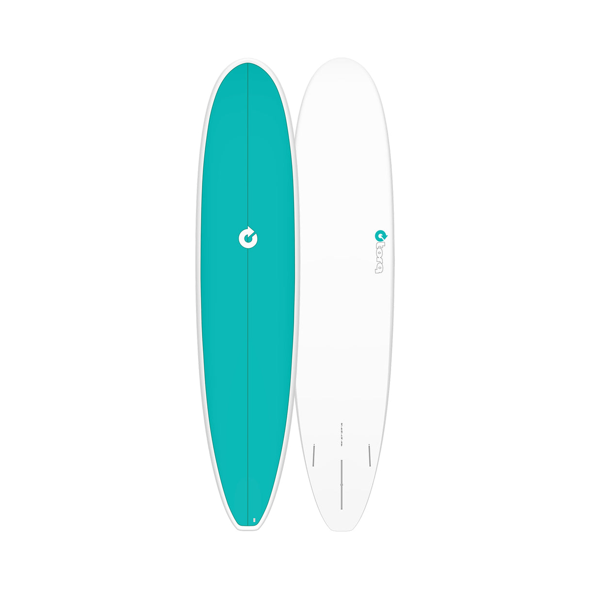 Torq TET Longboard Colored Deck Turquoise Surfboard