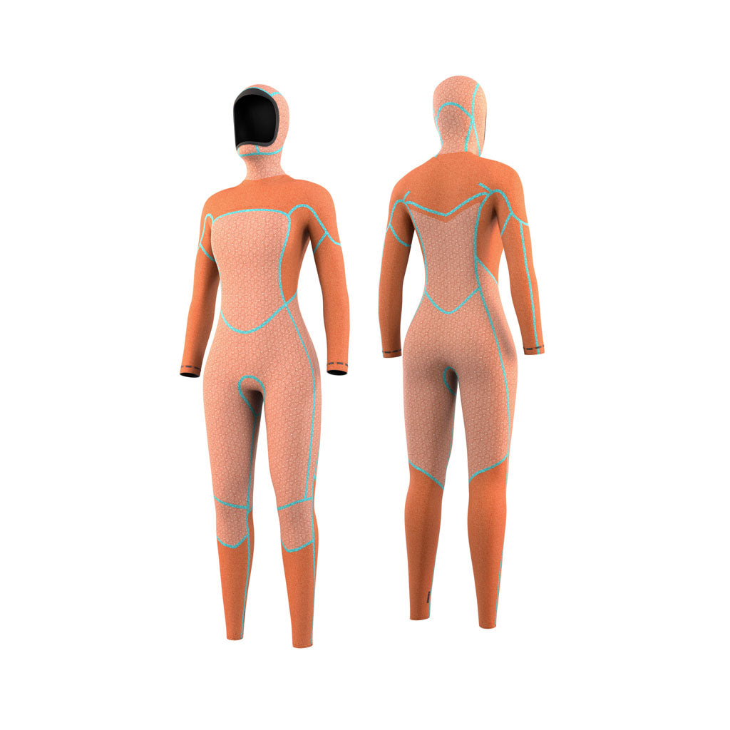 Mystic 2022 Gem Women's Hooded Fullsuit 6/4/3mm Front Zip