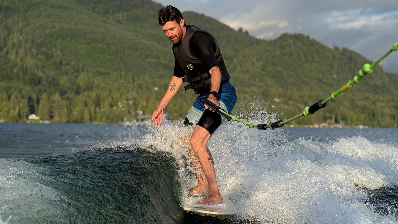 Beginner Wakesurfers