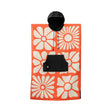 Nomadix poncho Big Flowers Expedition Orange
