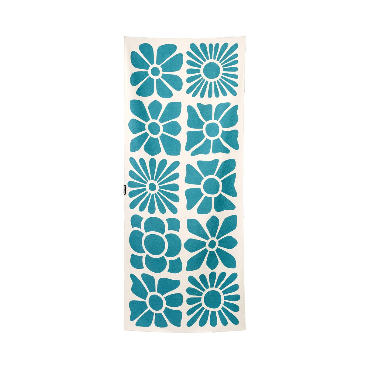 Nomadix Towel Big Flowers Teal Ocean