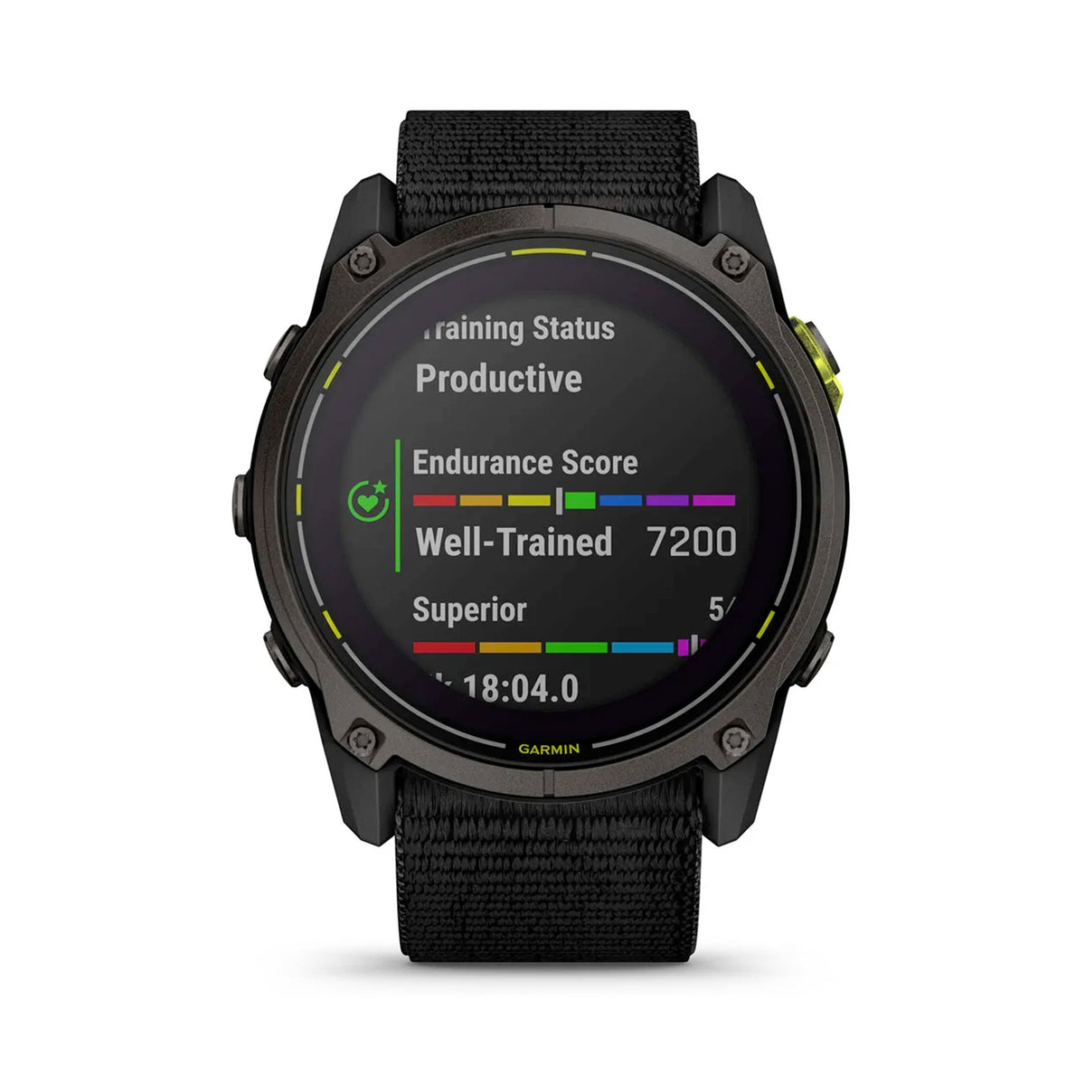 Garmin Enduro™ 3 Carbon Gray DLC Titanium with Black Ultrafit Nylon Strap