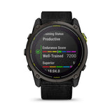 Garmin Enduro™ 3 Carbon Gray DLC Titanium with Black Ultrafit Nylon Strap