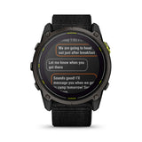 Garmin Enduro™ 3 Carbon Gray DLC Titanium with Black Ultrafit Nylon Strap