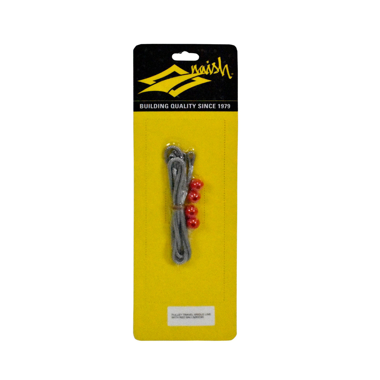 Pulley Travel Bridle Line (60cm) with Red Balls 