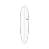 Torq Tet Fun V+ White Pinline Surfboard
