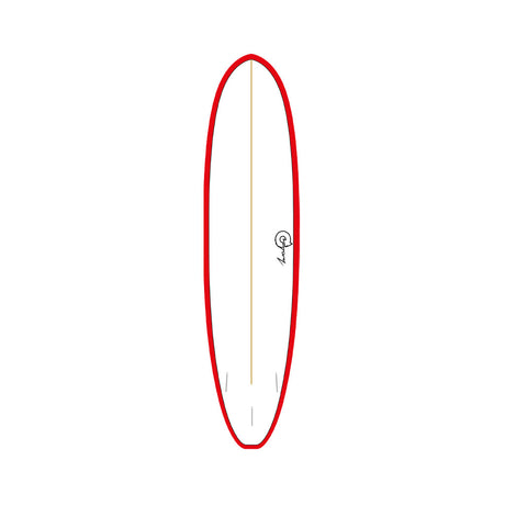 Torq tet fun V+ red rail surfboard