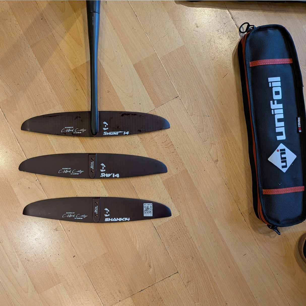 DEMO/USED Unifoil Complete Foil Set W/ 3 Front Foil Wings