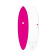 Torq TET Mod Fun Colored Deck Raspberry Surfboard
