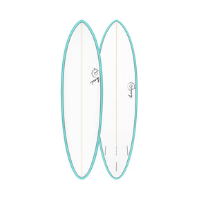 Torq TET Fun Mod Sea Green + Pinline Surfboard