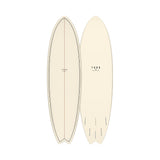 Torq TET Mod Fish Classic Cream + Pattern Surfboard