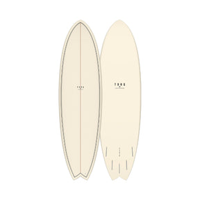 Torq TET Mod Fish Classic Cream + Pattern Surfboard