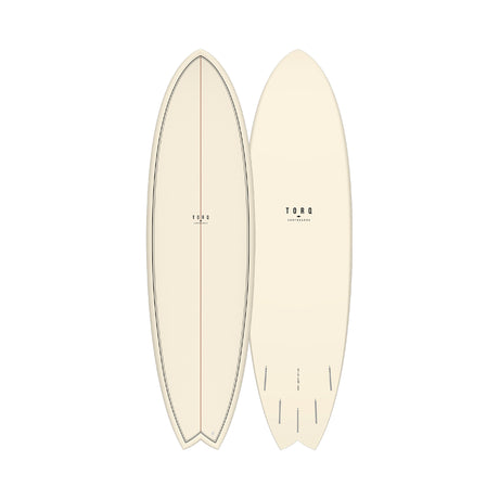 Torq TET Mod Fish Classic Cream + Pattern Surfboard