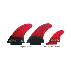 Lib Tech Rip's Twin + Trailer Tri Fin Set