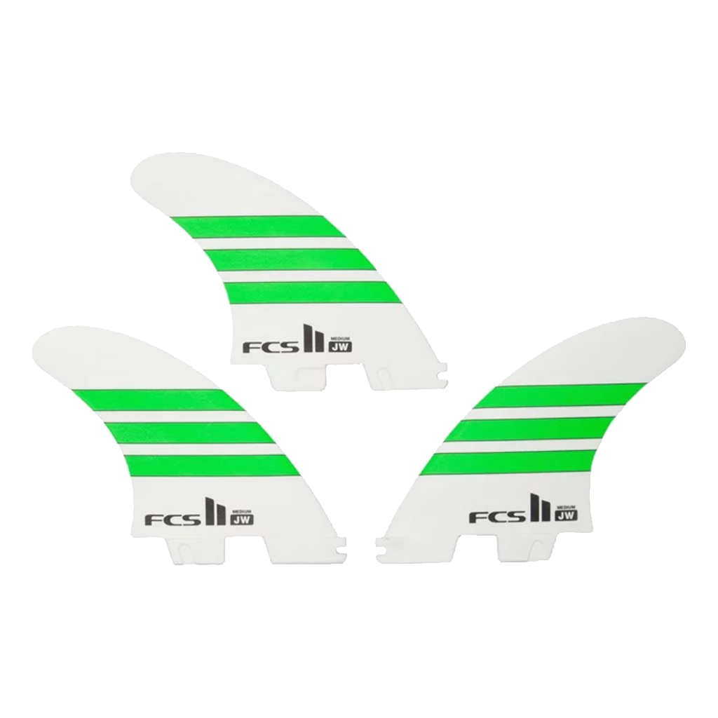 FCS II JW PG Medium Surfboard Tri Fin Set