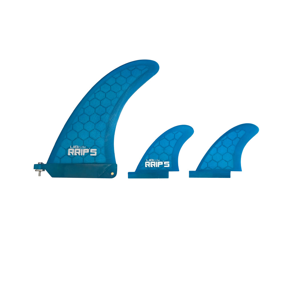 Lib Tech RRIP'S 6.5" Longboard Fin + Side Bites Fin Set